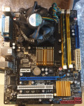 Matična ploča + Procesor + 2GB DDR2 lga775
