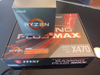 MSI X470 GAMING PLUS MAX + AMD Ryzen 5 3600XT