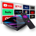 ANDROID MEDIA PLAYER H96 MAX*5G 4/32GB*WIFI,LAN,BLUETOOTH,NOVO