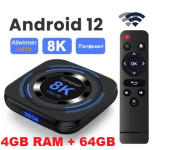 Transpeed Android 12 TV BOX Allwinner H618 Dual Wifi 4GB RAM i 64GB RO