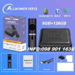 TV Box Android 14 8G+128GB ROM Dual-Band WiFi 6 Bluetooth 5.2