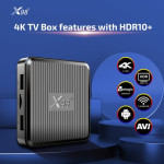 X98Q Android TV Box 11, A53 Quad Core ARM Cortex, 2GB RAM/16GB ROM, 4K