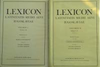 Lexicon latinitatis medii aevi Iugoslaviae 1-2