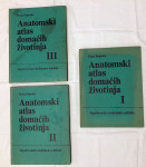 Peter Popesko - Anatomski atlas domaćih životinja komplet 1-3