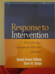 Response to Intervention/Principles and Strategies for Effective Pract