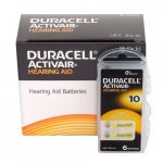 6 x Duracell ActivAir 10 MF baterija za slušne aparate