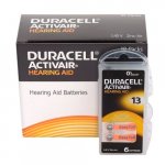 6 x Duracell ActivAir 13 MF baterija za slušne aparate