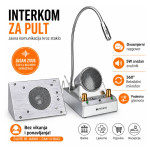 Interkom za šaltere – dvosmjerni sustav za komunikaciju kroz staklo