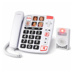 Telefon za starije s velikim tipkama, SOS gumbom i pojačalom zvona