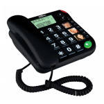Žični stolni telefon s velikim tipkama i LCD zaslonom