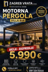 Akcija-pergola 6x4 sa motorom i led rasvjetom