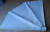 Bočna tenda-Lepeza za balkon-sklopiva 160 cm