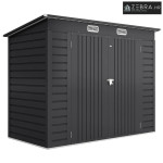Čelična vrtna kućica, kućica za alat, dvostruka vrata, 249Š x 121D x 1