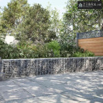 Gabion s žicom debljine 3,5 mm i mrežom 5x10 cm 850x50x50 cm - 50 cm 5