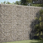 Gabion s žicom debljine 3,5 mm i mrežom 5x2,5 cm 100x20x200 cm - 20 cm