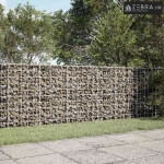 Gabion s žicom debljine 5 mm i mrežom 10x10 cm 250x20x100 cm - 20 cm 1