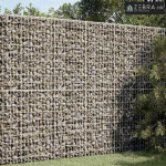 Gabion s žicom debljine 5 mm i mrežom 5x10 cm 150x100x200 cm - 100 cm