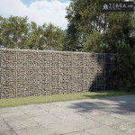 Gabion s žicom debljine 5 mm i mrežom 5x5 cm 800x10x150 cm - 10 cm 150