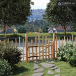 Lukasta ograda 100 x 90 cm Impregnirano drvo lješnjaka Prirodna - Prir