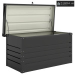 Metalna vrtna kutija za pohranu 350L 120x61x62 cm, siva