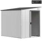Metalna vrtna šupa 2,81 m² 154 x 206,5 x 181 cm Alatna šupa s jednoskl