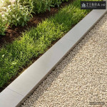 Profil za rubove vrta 10 kom. 100 x 20 x 5 cm Nehrđajući čelik - Nehrđ
