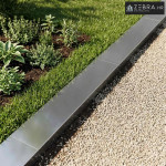 Profil za rubove vrta 10 kom. 100 x 20 x 5 cm Pocinčani čelik - Pocinč