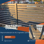 REPROMATERIJAL ZA ALU OGRADE