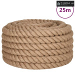 Uže od jute dužina 25 m debljina 40 mm - 40 mm 25 m Prirodna