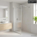 Potporna šipka za tuš vrata 70-120 cm za staklo od 6/8 mm Krom - Krom