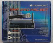 Bežični mikrofon Omnitronic VHF-250 set - Novo!