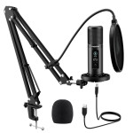 Maono PM422 Podcast USB Set: Microphone + Boom Arm + Cable, Plug&Play