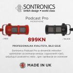 Podcast dinamički mikrofon Sontronics Podcast Pro - NOVO***