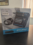 Depusheng 6 CHANNEL Audio mini Mixer DJ Sound Controller U6