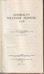 ADMIRALTY WEATHER MANUAL 1938