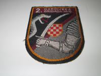 Amblem-oznaka / 2. gardijska brigada HVO , ratna prva oznaka