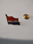 Bedž Hrvatska zastava.