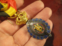 Belgijska medalja rada s pomičnom krunom, I red