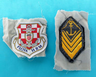 FLOTA HRM + ČIN ... HV originalna oznaka i čin skinuti sa košulje HRM