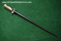 FRANCUSKA BAJONETA LEBEL M 1886/15 - MJEDENA DRŠKA -2