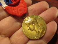 Francuska medalja časti rada za 30 godina 1973., srebro s pozl., 13.94