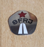 Grudna metalna oznaka granične Milicije SFRJ