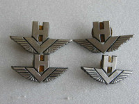 HRZ oznake za epolete dočasničke-dva para