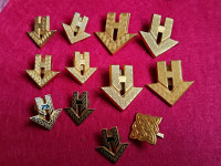 HV - časničke i dočasničke oznake za rever