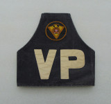 HV Narukavnik Vojne Policije 1991. - Deblji plavi traper - original