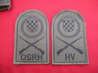 HV - OSRH - oznake za lijevi rukav 'NATO' verzija