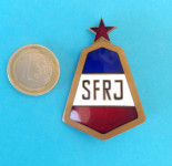 JNA GRANIČARI - GRANIČNA POLICIJA velika emajlirana prsna oznaka