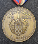 Medalja velika IV športske igre vojne policije 72 bojna, Split,1995 g.
