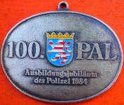 Njemačka policijska plaketa za 100 godišnjicu policijskih obuka