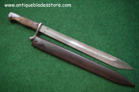 NJEMAČKI WW1 BUTCHER BAJONET M 1898/05 n.A. S KORICAMA